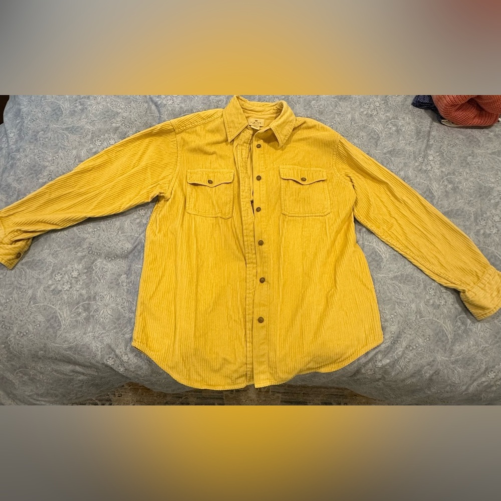 The Limited Yellow Corduroy Jacket